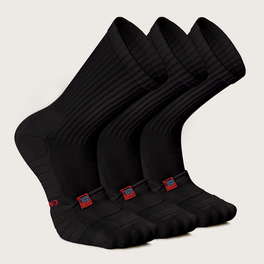 Crease Beast Black Socks Pair Of 3