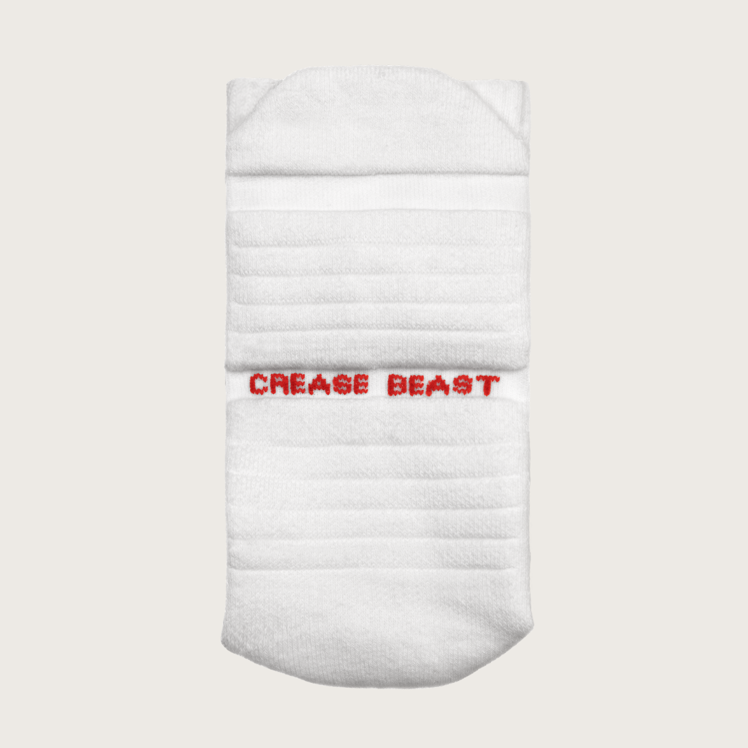 CREASE BEAST SOCKS WHITE 3 PACK