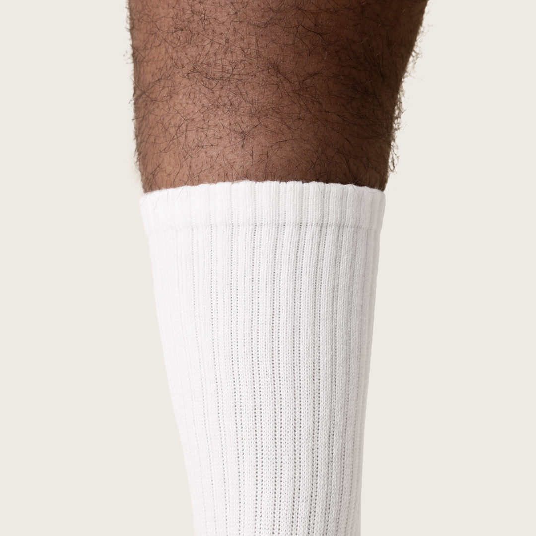 CREASE BEAST SOCKS WHITE 3 PACK